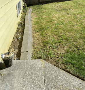 Soufyan working on a yard in Port Coquitlam